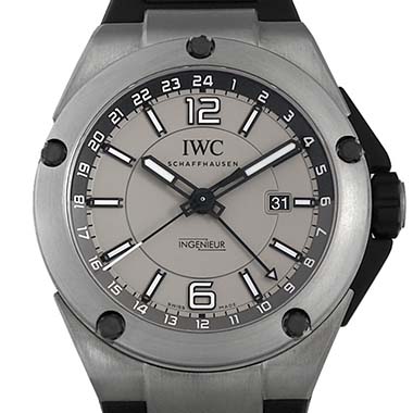 IWC レプリカ時計 インヂュニア デュアルタイム チタニウム IW326403